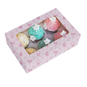 6 Cup Cake Boxes (20 pc pack)